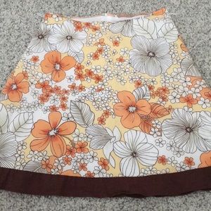 Retro floral skirt from twentyone